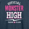Women's - Monster High - Fang Lightweight French Terry Wide Neck Long Sleeve Shirt - 2 of 4
