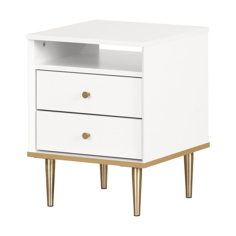 Dylane 2-Drawer Nightstand Navy - South Shore, 1 of 12