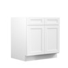 Kitchen Base Cabinet, Unassembled Cabinet with Adjustable Shelf without Top - 2 of 4