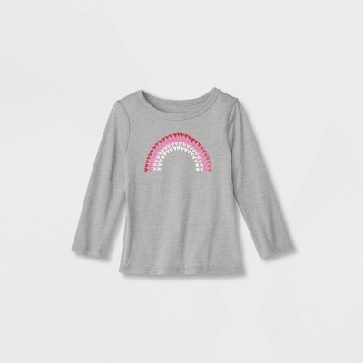 Toddler Girls' Adaptive Long Sleeve Graphic T-Shirt - Cat & Jack™