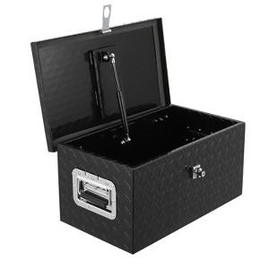 20 Inch Aluminum Diamond Plate Tool Box With Lock and Keys, Heavy Duty Waterproof Truck Storage Organizer Chest for Pick Up Truck Bed - 1 of 4
