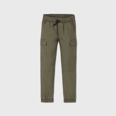 boys green joggers