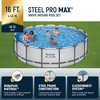 Bestway Steel Pro MAX Round Above Ground Swimming Pool Set with Metal Frame Filter Pump, Ladder, and Cover - 2 of 4