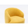 25.6" Teddy Barrel Armchair with Swivel and Ergonomic Back - 4 of 4