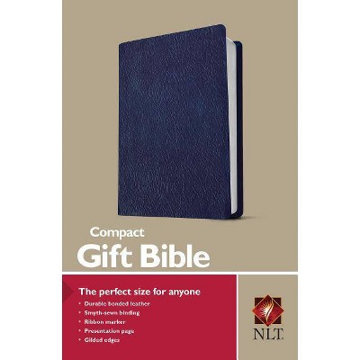 Compact Gift Bible NLT - (Leather Bound)