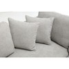 5-Seat Minimalist Cloud Couch and Loveseat Set U Shaped Sectional Sofa for Living Room Linen - Morden Fort - 4 of 4