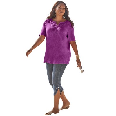 Catherines Touch Of Lace Tee