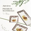 Spode Woodland 3-Piece Porcelain Tray Set - Turkey, Pheasant, Otter Wildlife Art, Great - Stackable Design, Dishwasher Safe, Oven Safe - 4 of 4