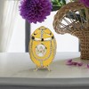 Design Toscano Imperial Eagle Enameled Eggs Collection: Lemon Yellow - 2 of 4