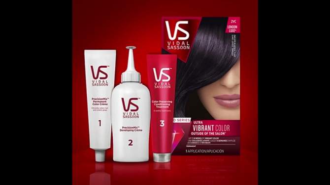 Vidal Sassoon Pro Series Permanent Hair Color - 3.7 fl oz - 4GN Dark Royal Chestnut - 1 kit, 2 of 6, play video