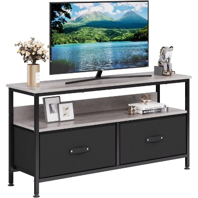 homfan TV Stand for Living Room, Media Console Featuring Open Shelf, Television Chest with Storage for Bedroom, Living Room, Entryway