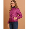 Allegra K Women's Hooded Packable Thickened Short Down Puffer Jacket - 4 of 4