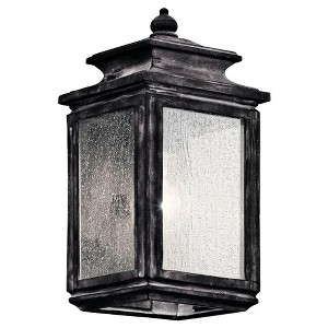 Kichler Lighting Wiscombe Park 1 - Light Wall Light in  Weathered Zinc - 1 of 1