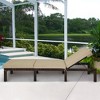 Tangkula 2 PCS Patio Rattan Chaise Lounge Chair Recliner Outdoor w/ 6 Positions Cushion - 3 of 4