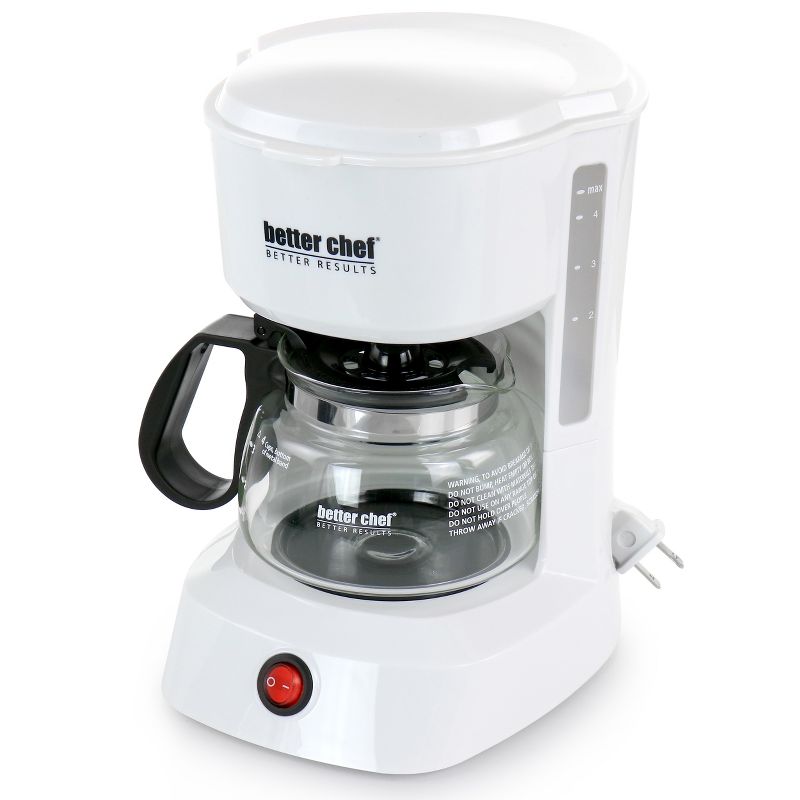 Better Chef 4 Cup Compact Coffee Maker with Removable Filter Basket, 2 of 8