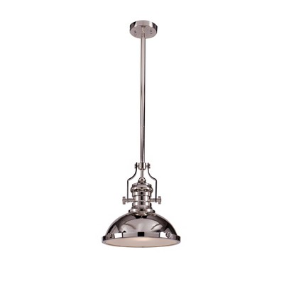 ALOADECOR 1-Light 13" Modern Industrial Single Dome Pendant Light for Kitchen Island