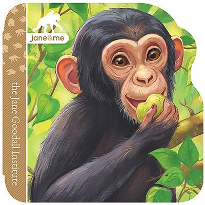 Chimpanzees - (Jane & Me: Jane Goodall Institute Children's Interactive Lift-A-Flap Board Book) by  Jaye Garnett (Board Book)