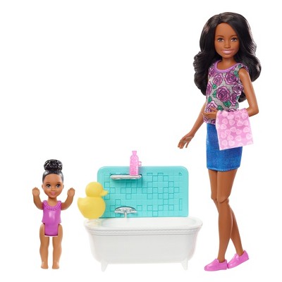 barbie babysitter playset