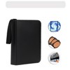Unique Bargains 4 Pockets Card Binder with 400 Sleeves Black 1 Pc - 4 of 4