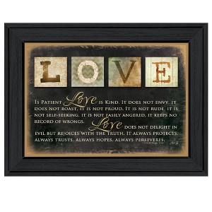 Love By Marla Rae, Printed Wall Art, Ready To Hang Framed Poster, Black Frame - 1 of 4