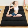 Japanese Floor Futon Mattress, Japanese Tatami Mat Folding Futon Mattress Sleeping Mattress Pad for Adults Kids, Roll Up Camping Mattress - 3 of 4