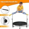 SereneLife 30'' Portable Aerobics Trampoline with Adjustable Handrail SLSPT438 - Indoor Use Only - 2 of 4