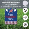 Big Dot of Happiness 4th of July - Independence Day Party Decorations - Happy Fourth of July Yard Sign - 3 of 4