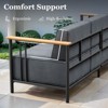 Gymojoy Outdoor Sofa Funiture with Thick Cushion for Garden Yard - 4 of 4