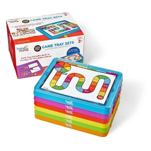 Hand2Mind Little Minds at Work - Reading & Math Game Tray Set - 1 of 4