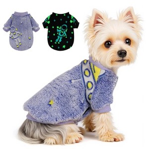 Paaaawaters Autumn Dog Jumpsuit Soft Velvet Puppy Sweater Reflective Breathable - 1 of 4