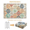 Area Rug, Rugs for Living Room, Washable Rug, Vintage Rugs for Entryway, Traditional Floor Cover, Thin Carpet, Kitchen Distressed Non Slip Mat - 4 of 4