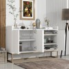 TIRAMISUBEST Modern Sideboard - Invisible Door Push Storage Cabinet - 2 of 4