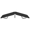 vidaXL Sun Lounger Blue Steel frame and polyester fabric Standard Size - 3 of 4