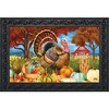 Briarwood Lane Fall Thanksgiving Doormat 30x18 Indoor Outdoor Turkey and Pumpkins For Thanksgiving Doormat - 2 of 4