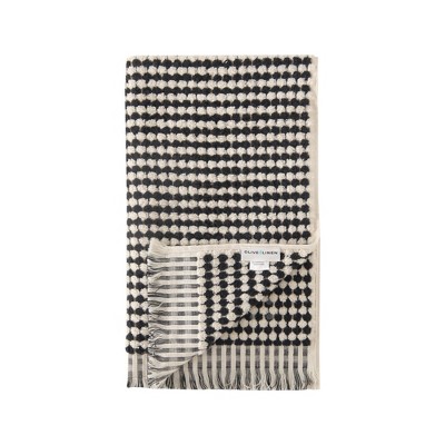 Olive & Linen Dots Bath Mat