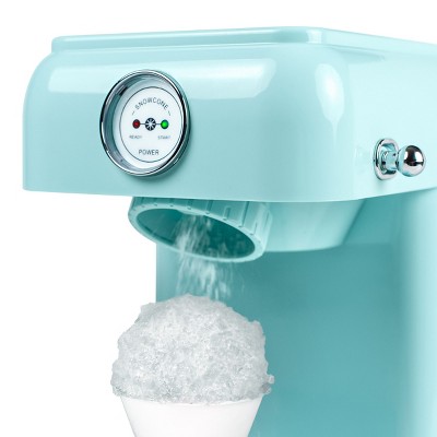Aqua Retro Snow Cone Maker with Stainless Steel Blades