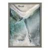 Kate and Laurel Blake Poipu Beach Framed Printed Art by Rachel Bolgov, 18x24, Gray - 2 of 4