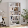 SEVOBAL Decorative Bookshelf Tall 5 Shelf Wood Bookcase Adjustable Storage for Bedroom Office Space, White, 33"*11.6"*60" - 4 of 4