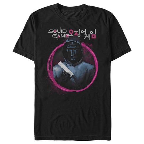 Squid Game Movie T-shirt for men (size L) cotton black type Vintage Second Hand main image 1