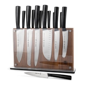 Schmidt Brothers Cutlery Carbon 6 15pc Knife Block Set: Stainless Steel Kitchen Knives, Serrated Blades, Hand Wash - 1 of 4