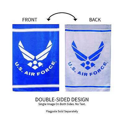 Patriotic U.S. Air Force Suede Garden Flag 12 x 18 Inches