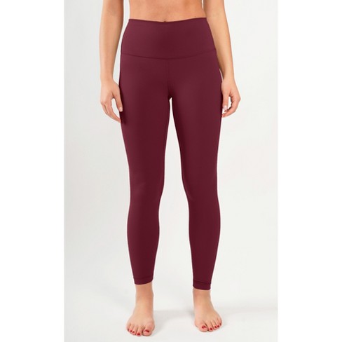 90 Degree By Reflex Interlink High Shine Cire Elastic Free V-back Flared  Leg Yoga Pants - Rhubarb - X Small : Target