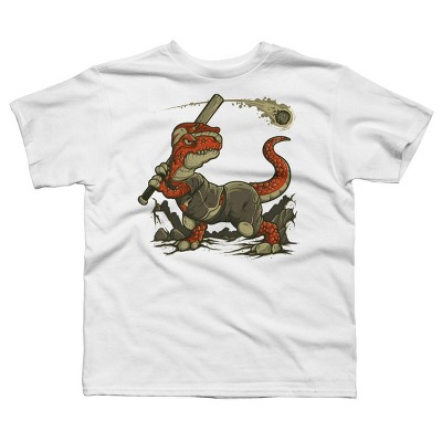 Boy's Design By Humans Fight The Asteroid By LetterQ T-Shirt