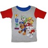 Paw Patrol Toddler Boys' 4-Piece Cotton Pajama Set - 2 of 4