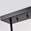 Chloe Lighting Ironclad Industrial 5 Light Textured Black Island Pendant Ceiling Fixture 38"Wide - 4 of 4