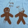 Mens My Leg Hurts Huh Tshirt Funny Gingerbread Christmas Cookie Holiday Tee - Crazy Dog Men's T Shirt - image 2 of 4