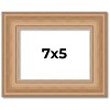 PosterPalooza | Photo Size Weathered Yellow Picture Frame - UV Acrylic, Foam Board Backing, Hanging Hardware - 2 of 4