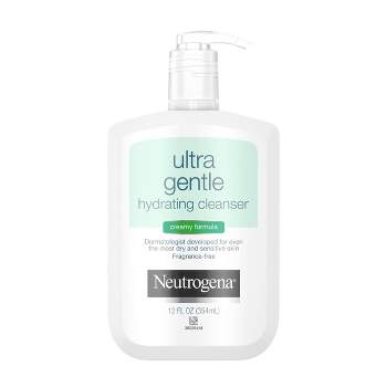 Neutrogena Ultra Gentle Hydrating Creamy Facial Cleanser - Unscented - 12 fl oz