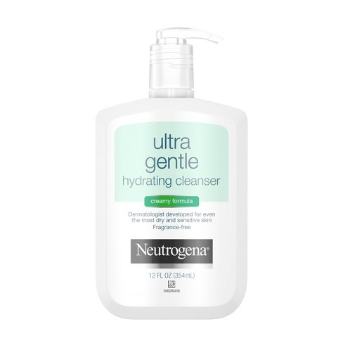 Neutrogena Ultra Gentle Hydrating Facial Cleanser for Sensitive Skin - Fragrance Free - 12 fl oz - image 1 of 4