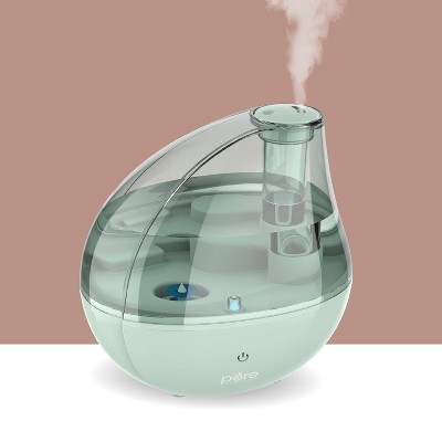 PureBaby Whisper Green Ultrasonic Cool Mist Humidifier with Night Light